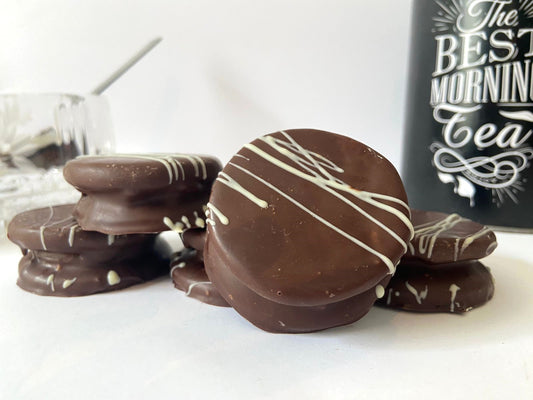 Alfajor de chocolate semiamargo - Caja con 20 piezas